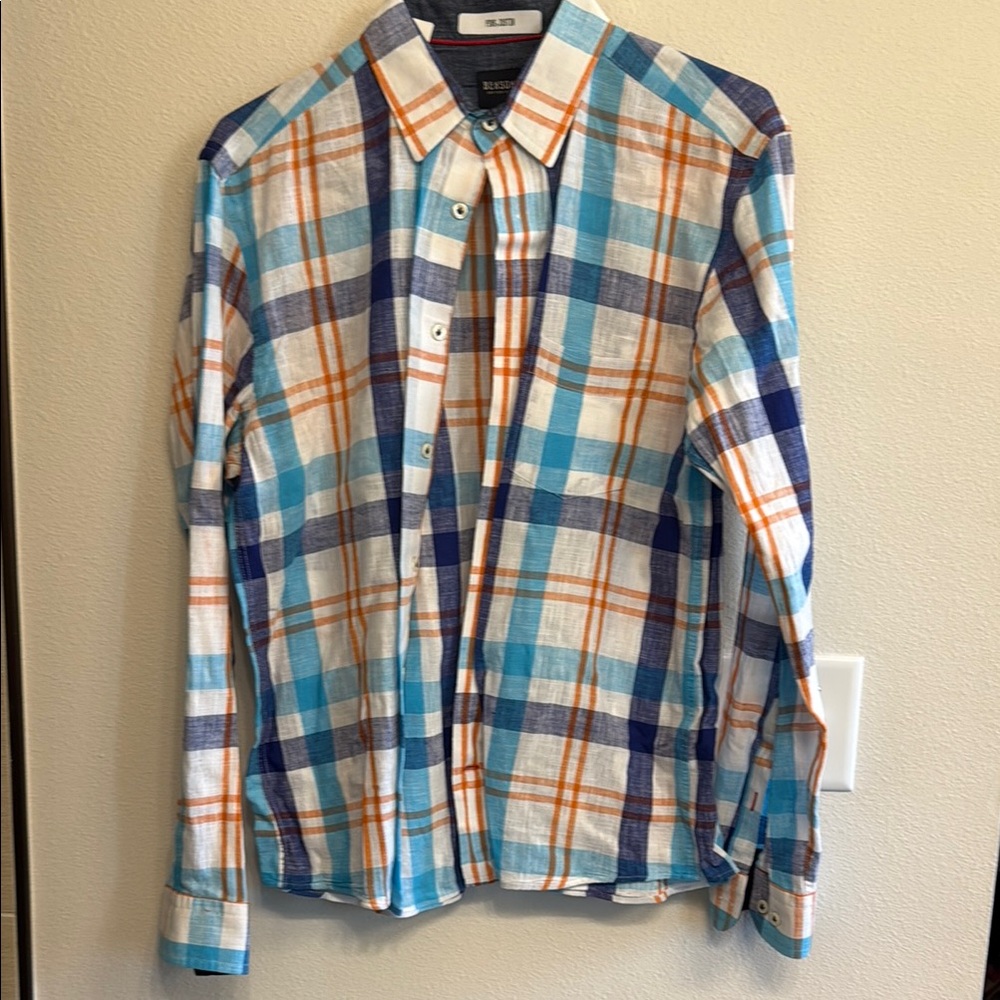 Faconnable Multicolor Plaid Men's Shirt